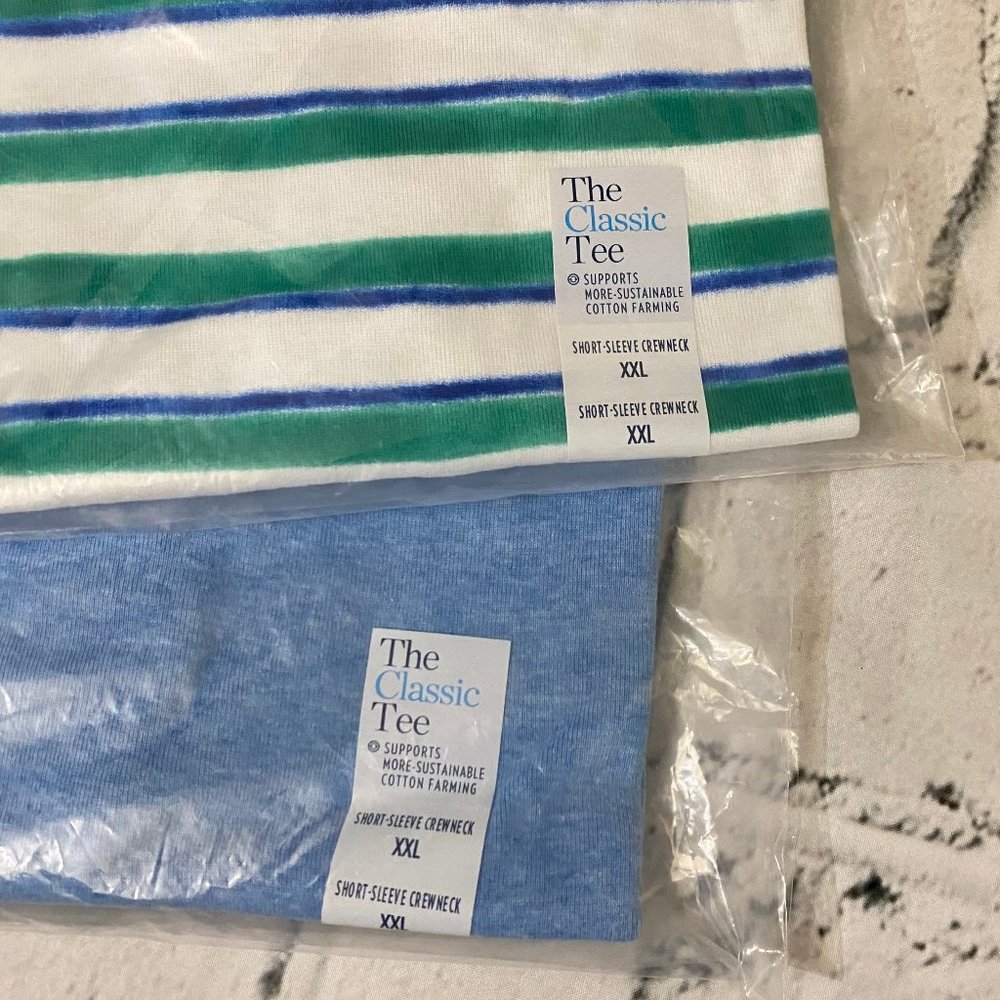 Lot of 2 Croft & Barrow Essential Crewneck Tee XXL - Picture 3 of 3